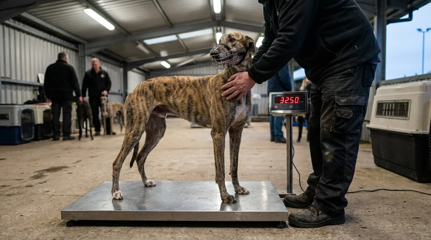 Greyhound weight and age racecard data