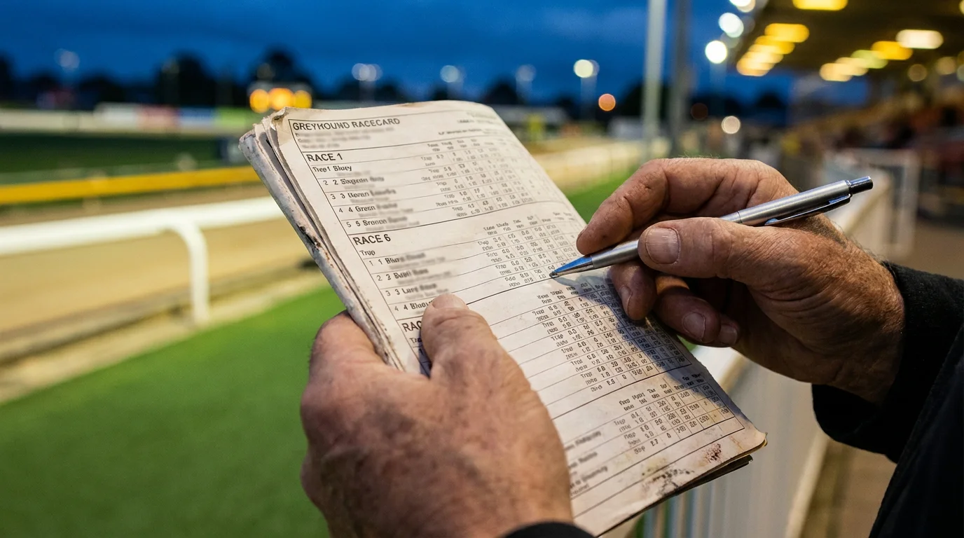 How to read a greyhound racecard at a UK track